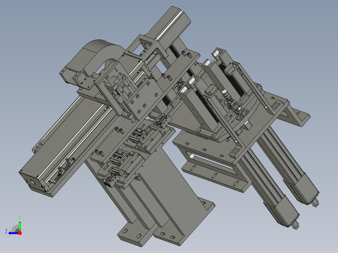 转接片总装0右视图