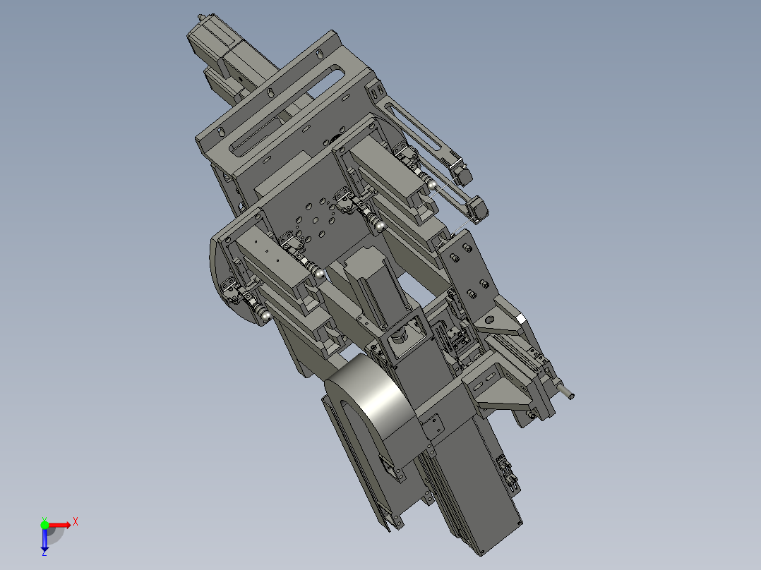 转接片总装0俯视图