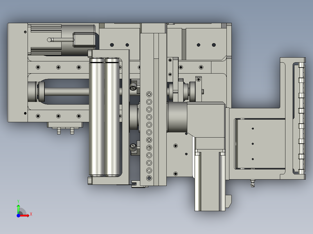 YWP200K4-07B-00右机械手组件前视图