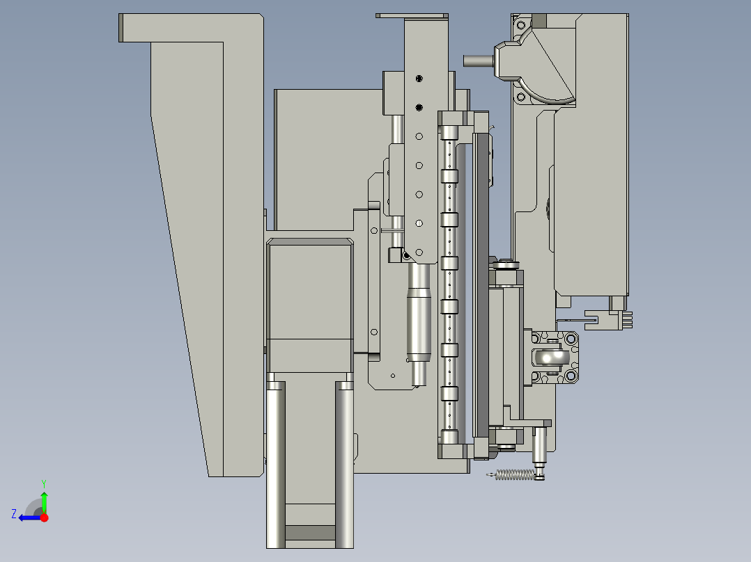 YWP200K4-07B-00右机械手组件右视图