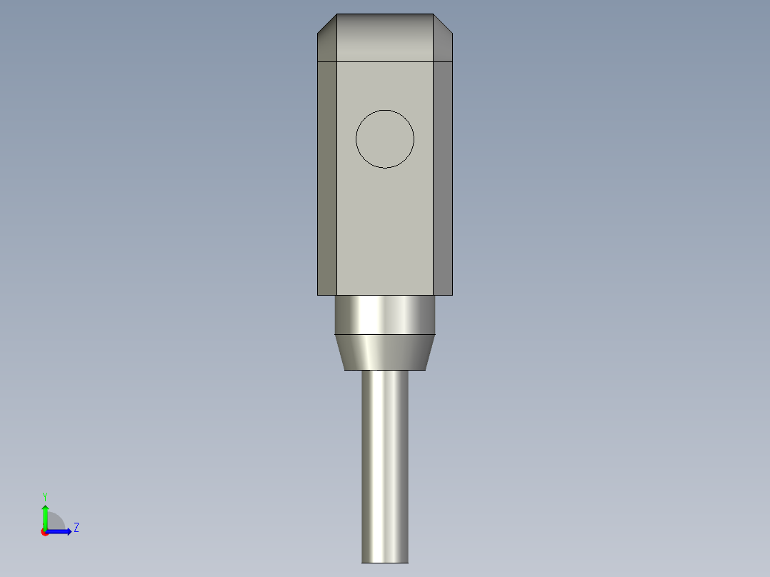 对射传感器E3T-ST12GRX左视图