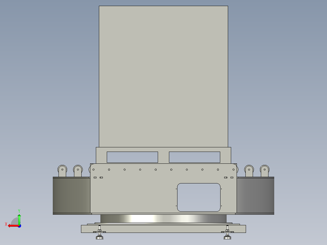 DX231007A-圆盘滚筒输送后视图