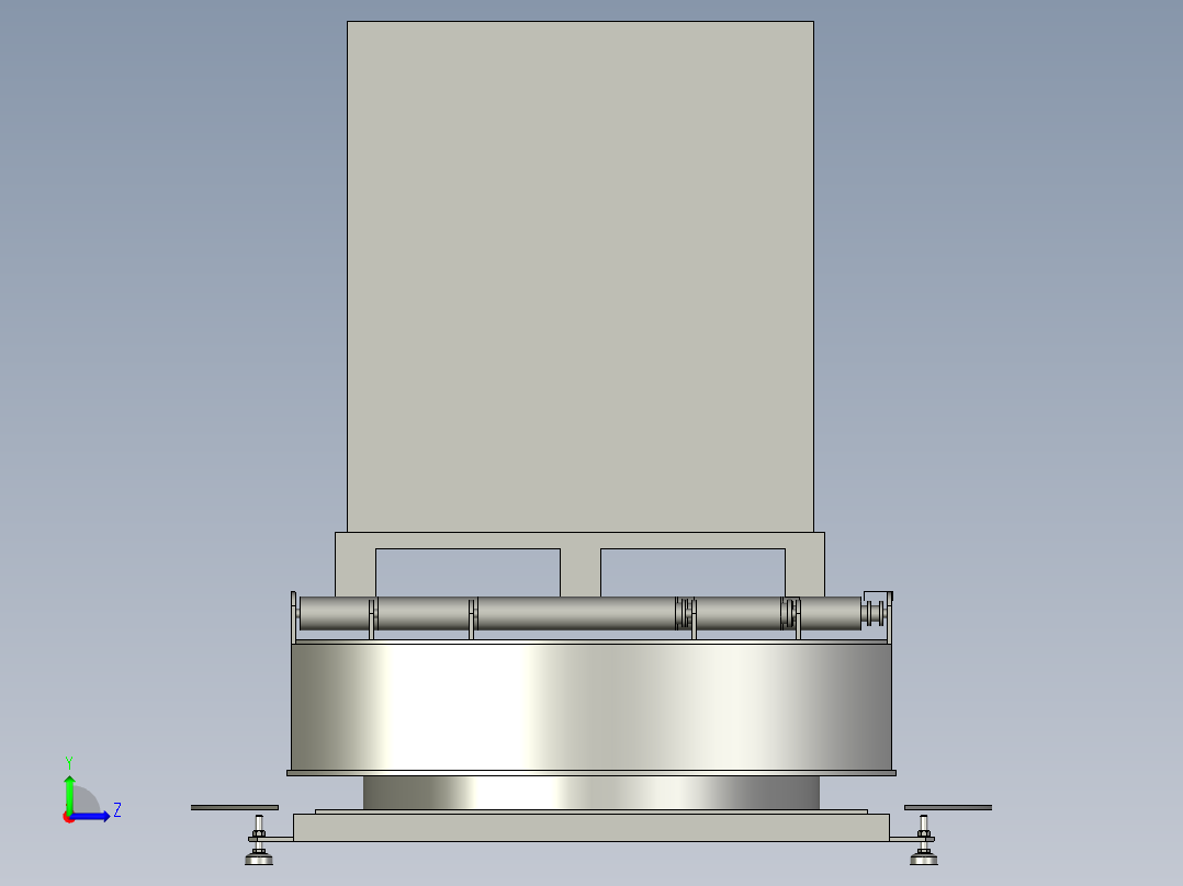 DX231007A-圆盘滚筒输送左视图
