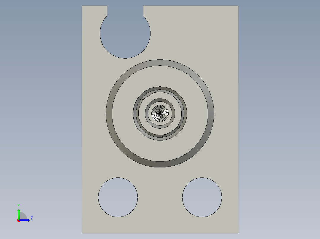 小型自由安装气缸MU6X6亚德客左视图