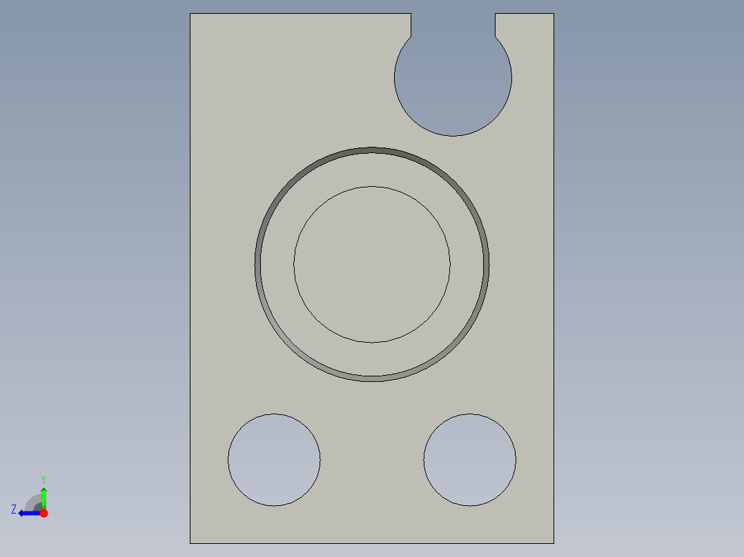 小型自由安装气缸MU6X6亚德客右视图