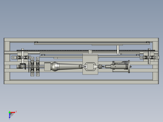 弧形外侧壁的木制品打磨设备俯视缩略图
