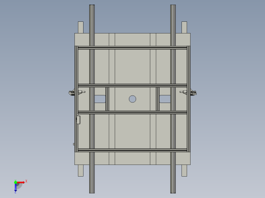 格栅定位平台俯视缩略图