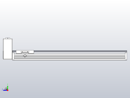 皮带直线轴半封闭可选导轨TPA-HNB-120D-110-L600-RU-Y-P40-N3右视缩略图