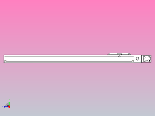 伺服电机集成皮带传动直线执行器TPA-OCB-100-192-L1150-DR-P75-N3右视缩略图