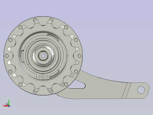 自动内变速倒刹花鼓内二自动变速死飞后视缩略图