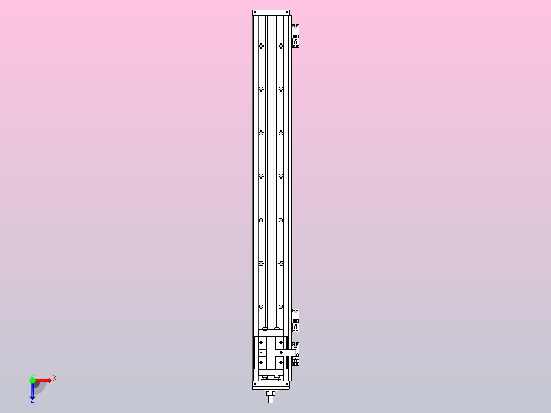 钢基模组TPA-KSR-8610C-840A1-M-H0S2俯视图