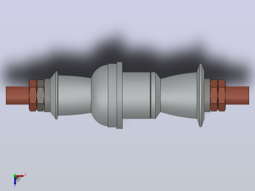 CB-10-12KV╱630A户内高压陶瓷穿墙套管[CB-10／1500]俯视缩略图