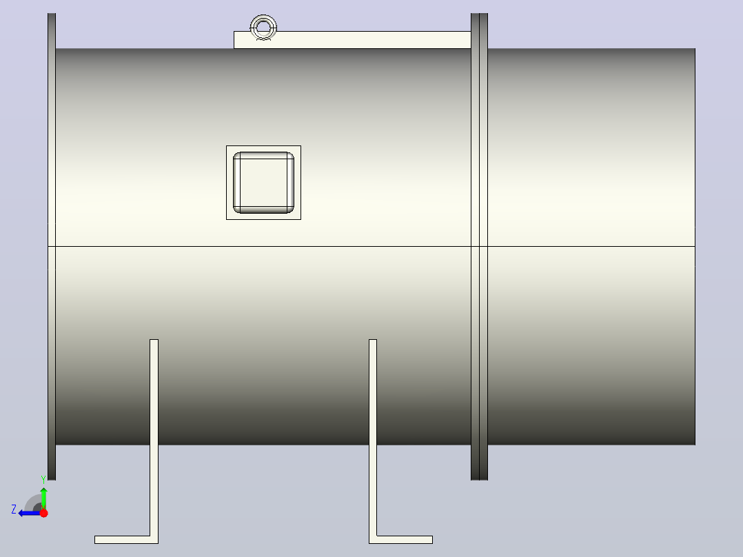 JAFF-H全混型轴流风机[JAFF-H-2.5X]右视图