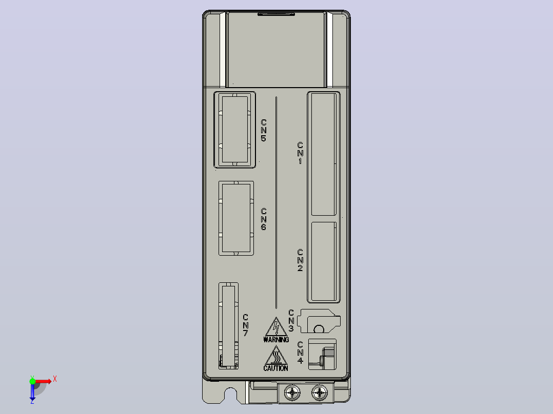 ASD-A2-0721-□高功能型交流伺服系统[DELTA_IA-ASDA_ASD-A2A2RS_FRAME-B1_D-3D_20141215]台达俯视图