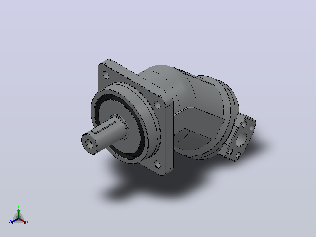 A2F0160-61RPBB05型定排量泵[A2F0160-61RPBB05]正等轴测图