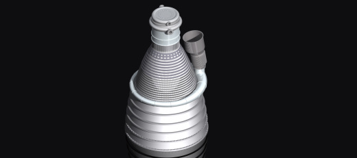 土星F1火箭推力室和喷管延伸部分缩略图