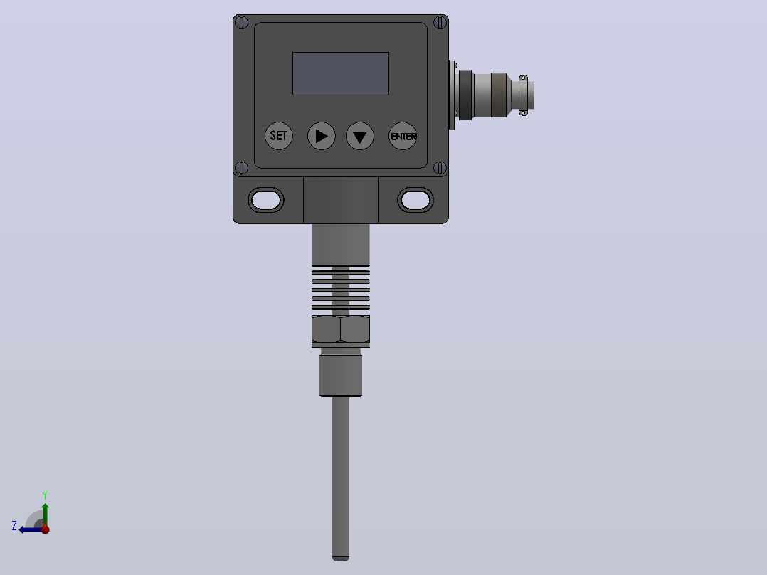 TXTC1型智能╱电子温度开关╱控制器[TXTC1-1PTA3.300B.79]右视图