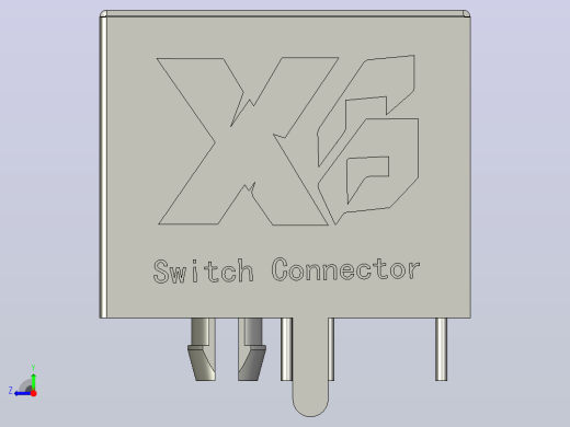 RJ45连接器右视缩略图