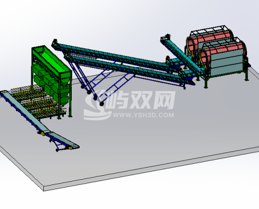 矿山输送线3D缩略图