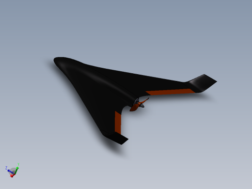 尾推3D无人机