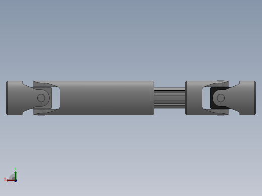 万向联轴器WSP2-PB-Y18-Y18-230／280WSP型可伸缩小型十字轴万向联轴器后视缩略图