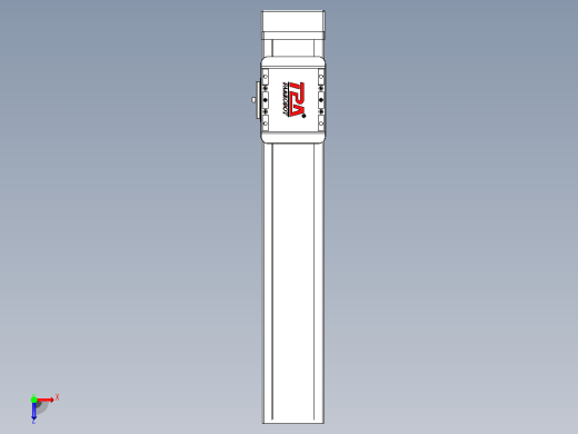滚珠丝杠直线轴带导轨全封闭TPA-HCR-85D-1610C-L350-MP-C-P20-N3俯视缩略图