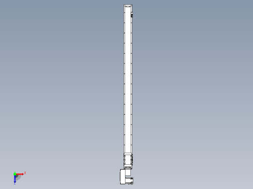 机器人皮带驱动直线轴TPA-GCB-80-P60-L1400-QL-M20-N3俯视缩略图