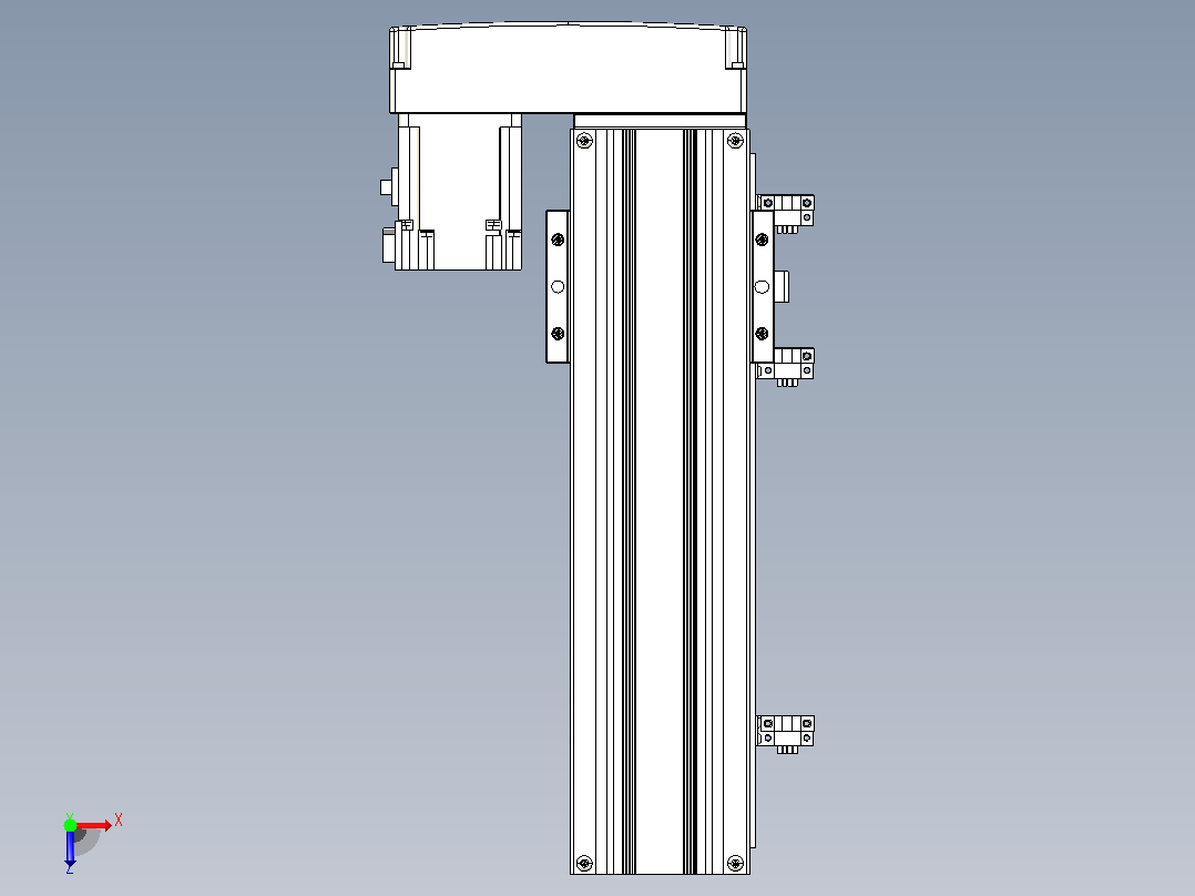 钢基模组TPA-KNR-8610C-340A1-ML-H0S1俯视图