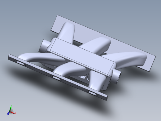 完整的V6 Engine SolidWorks型号包