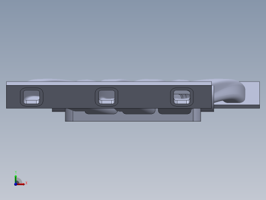 完整的V6 Engine SolidWorks型号包前视缩略图