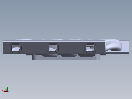 完整的V6 Engine SolidWorks型号包后视缩略图