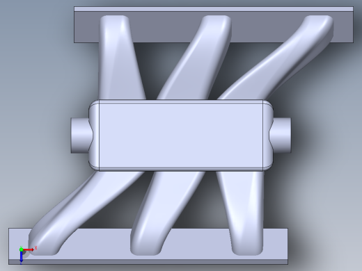 完整的V6 Engine SolidWorks型号包俯视缩略图