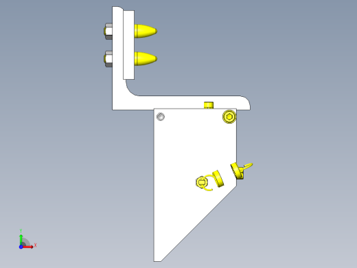 指定位置释放机构前视缩略图