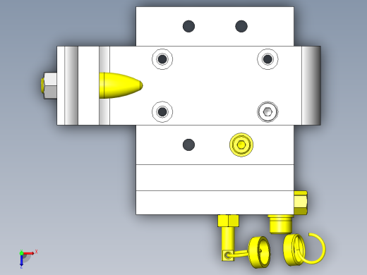 指定位置释放机构俯视缩略图