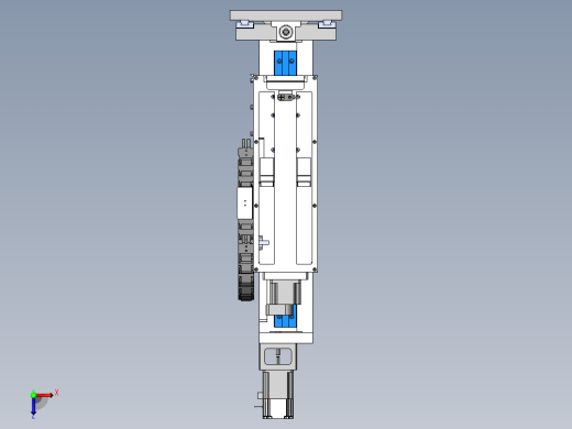 垂直上料机构sw19可编辑俯视缩略图