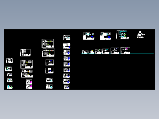 高端油烟净化器模型环保cad图纸环保餐饮厨房设计空气净化机设备
