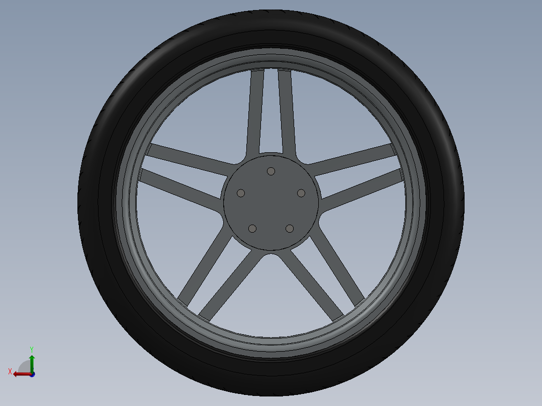 车轮SW2016后视图