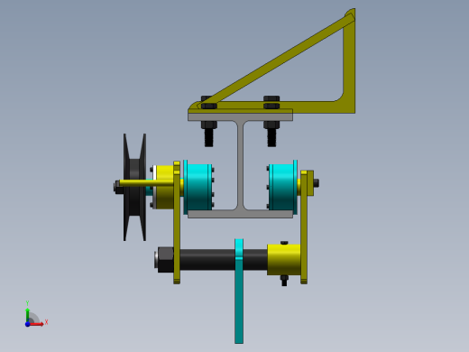 单轨吊车前视缩略图