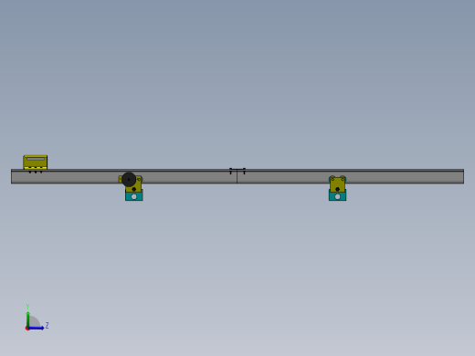 单轨吊车左视缩略图