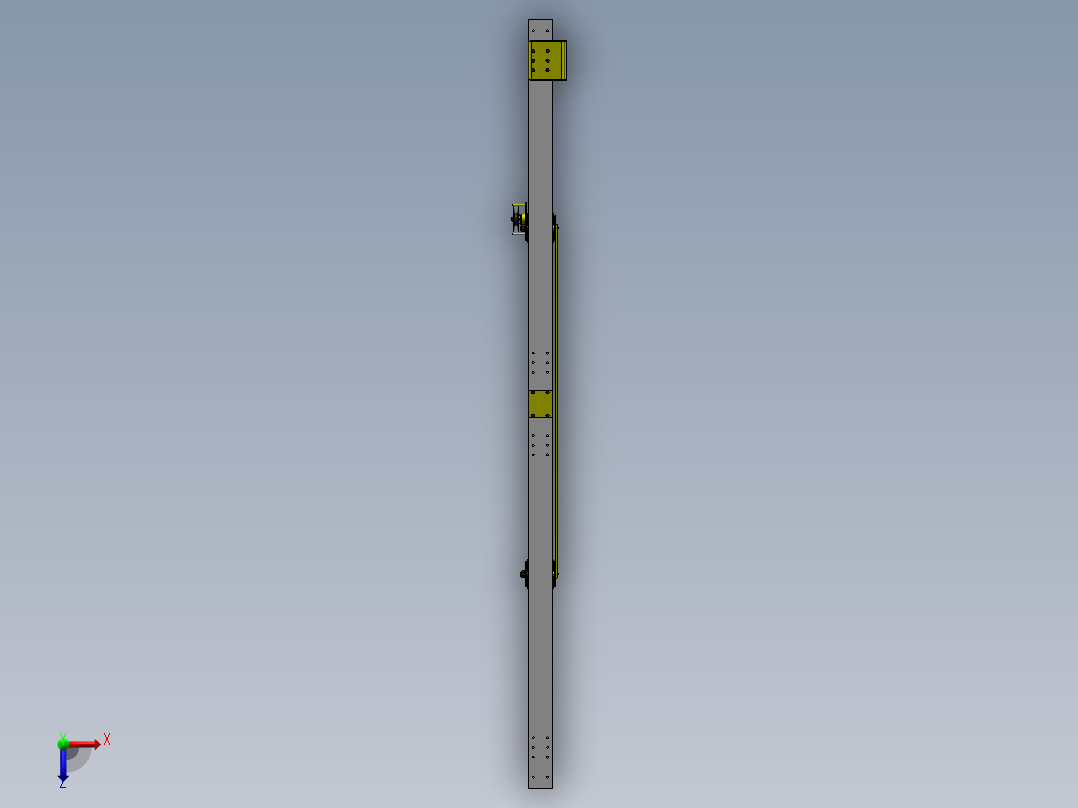 单轨吊车俯视图