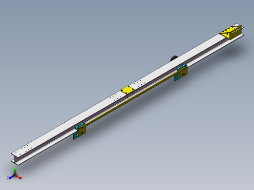 单轨吊车正等轴测缩略图