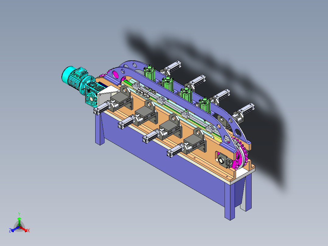 3_机床2正等轴测图