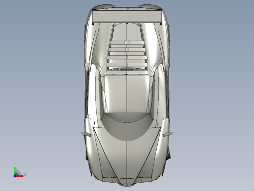 豪华跑车3D图纸(Rhino设计)前视缩略图