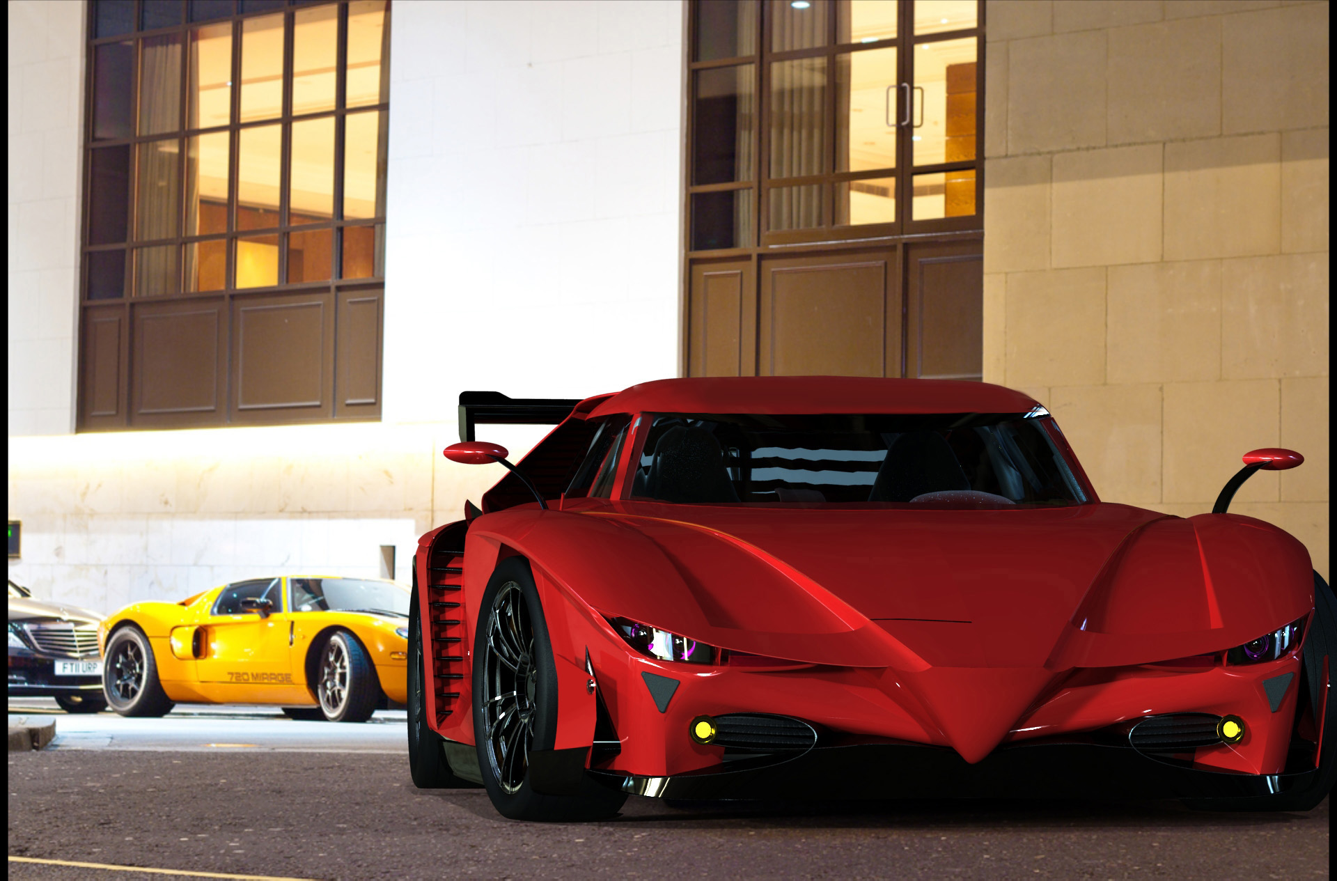 豪华跑车3D图纸(Rhino设计)