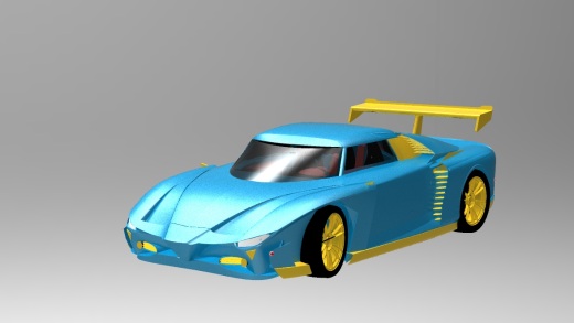 豪华跑车3D图纸(Rhino设计)缩略图