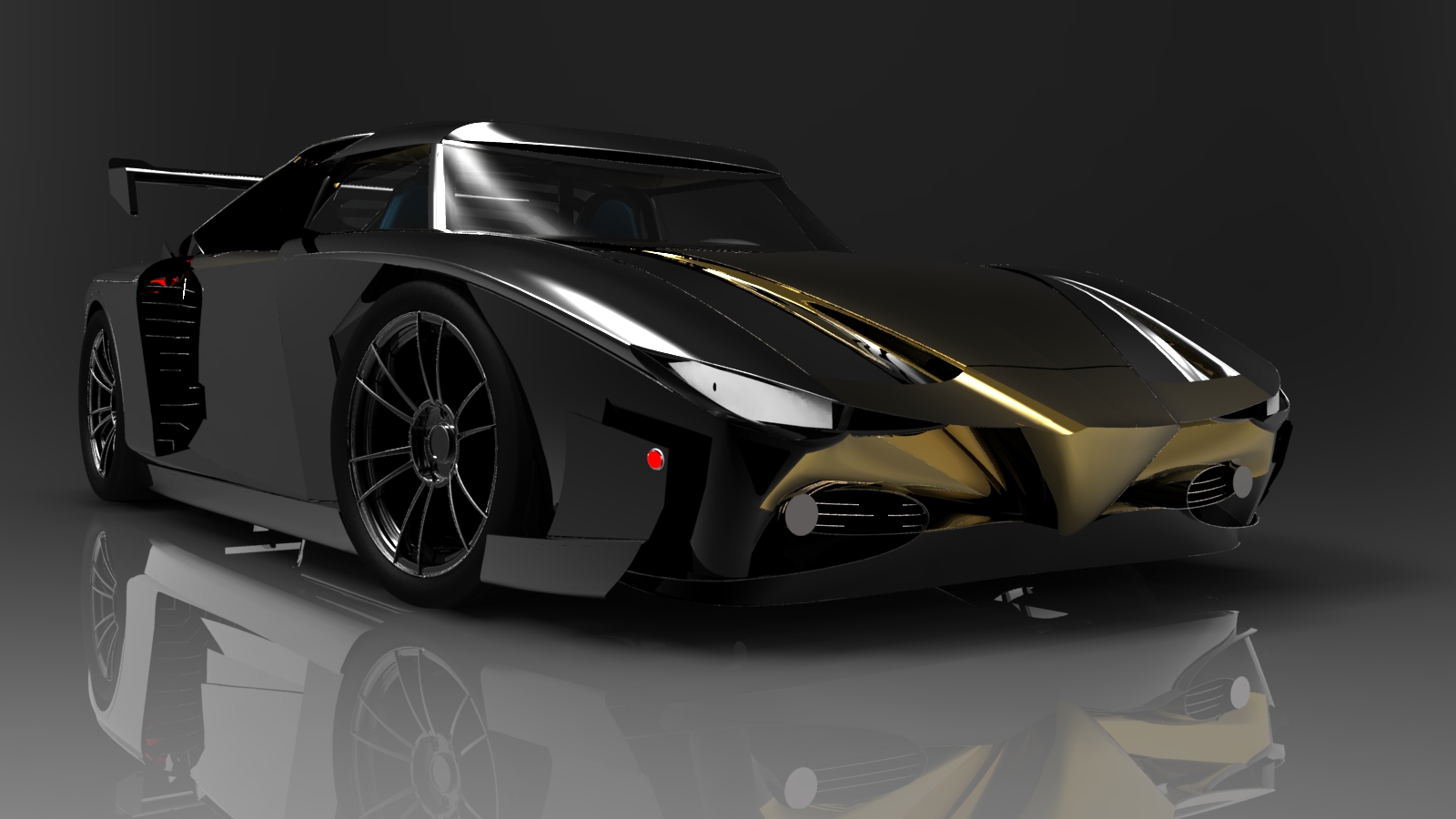 豪华跑车3D图纸(Rhino设计)