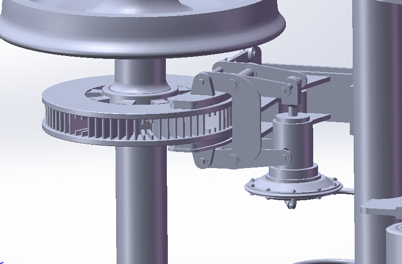 火车转向架3D图纸动力火车转向器3d模型高速动力转向架3d模型