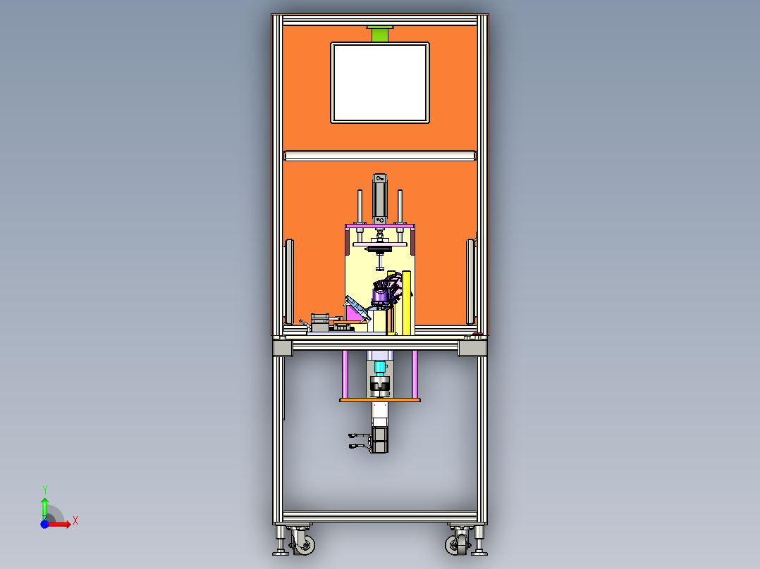 lfc铆接折叠力测试设备前视图