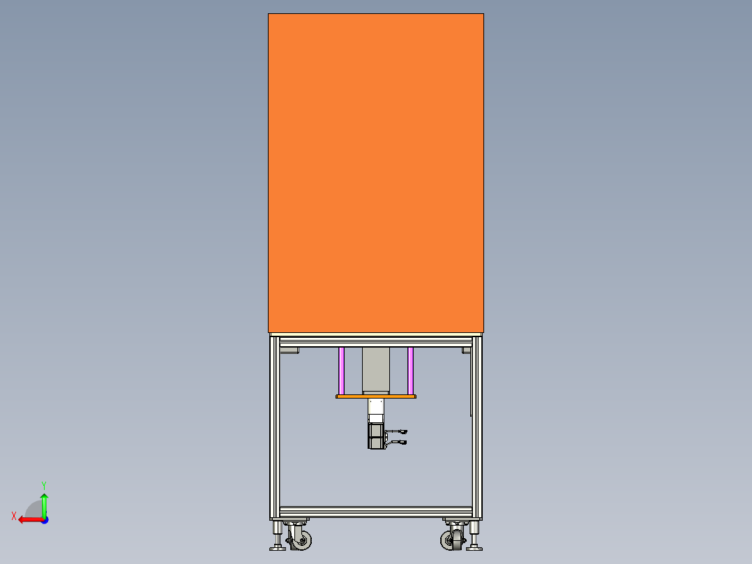 lfc铆接折叠力测试设备后视图