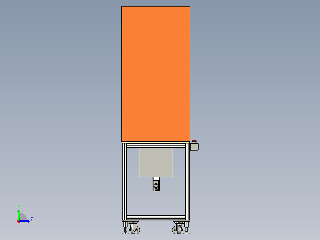 lfc铆接折叠力测试设备左视图